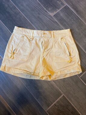 WHBM Yellow Women’s Pret a Play Shorts